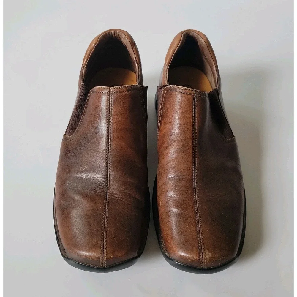 Cole Haan Zeno Slip On Driver Loafers 10M Brown Casual‎ Minimalist Preppy C07486